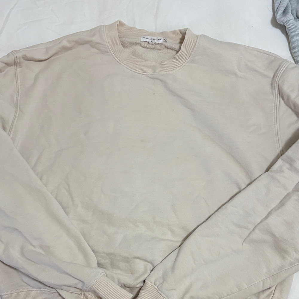 Good American Women’s Cream Sweater size 1